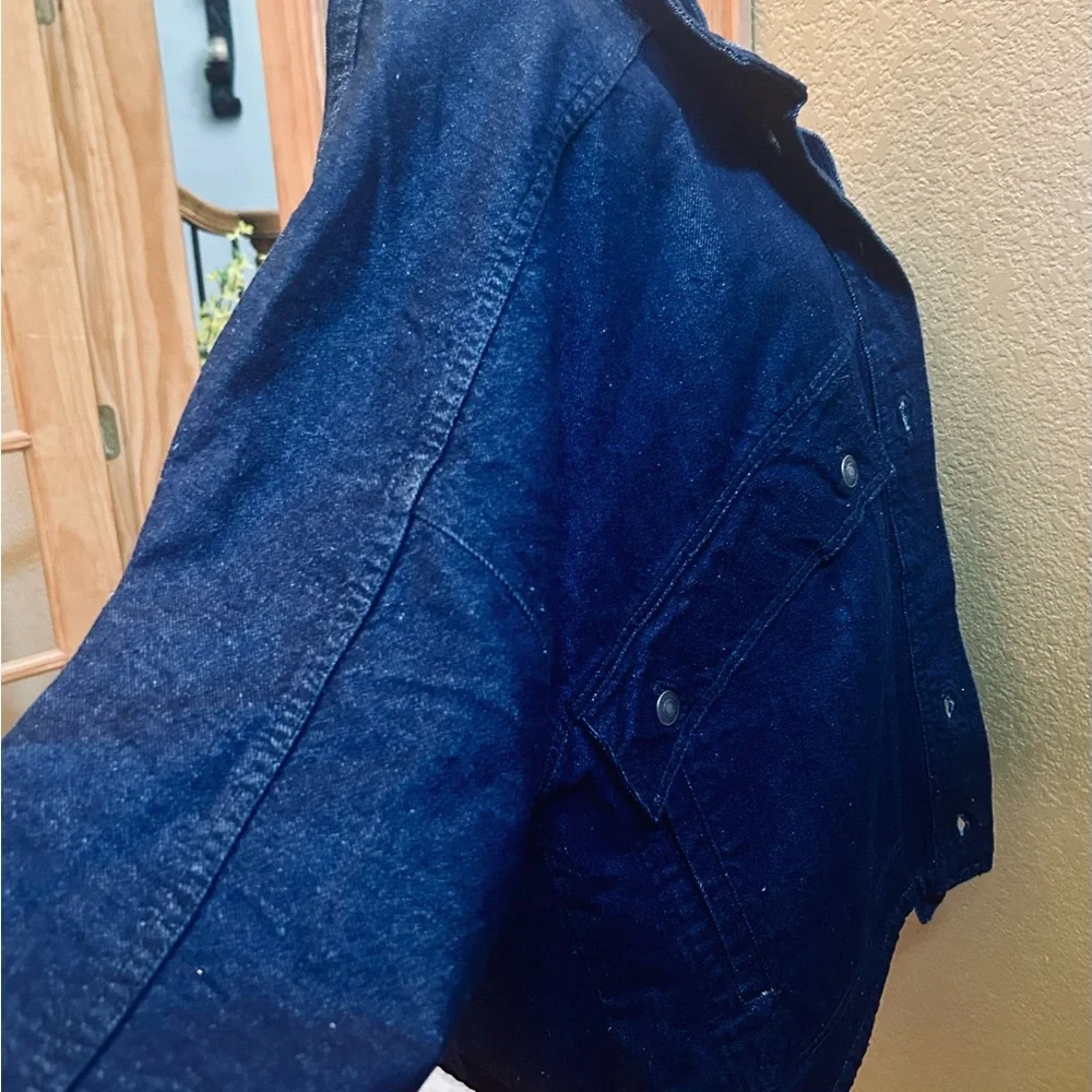 We The Free Dark Blue Jean Jacket - Picture 8 of 13